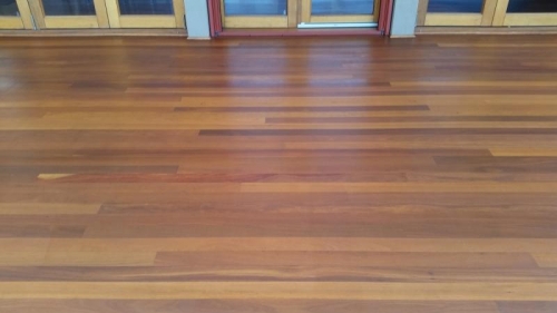 Timber deck sanding in Diamond Creek